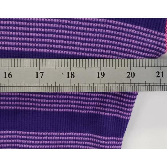 Nike Purple Striped with Orange Hood and Trim Hoodie - Picture 7 of 9